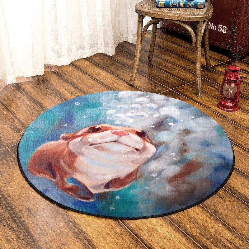 Otter HT090867 Round Area Rug