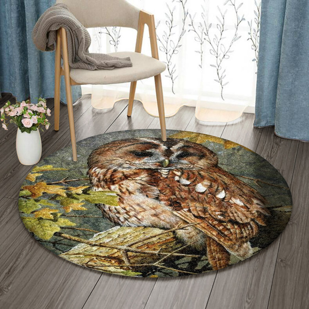 Owl BL0710120RR Round Area Rug