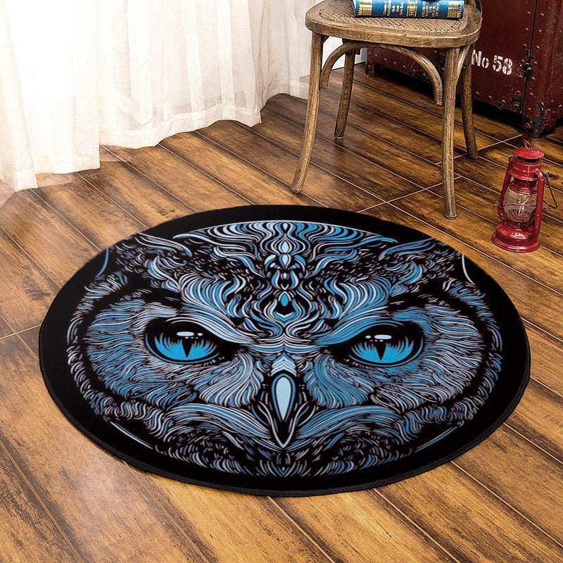 Owl BL170823RR Round Area Rug