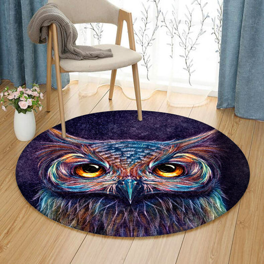 Owl DD160827RR Round Area Rug