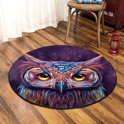 Owl DD160827RR Round Area Rug