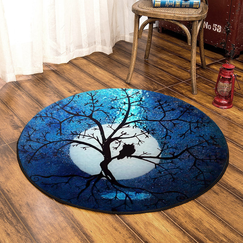 Owl HM310705A Round Area Rug