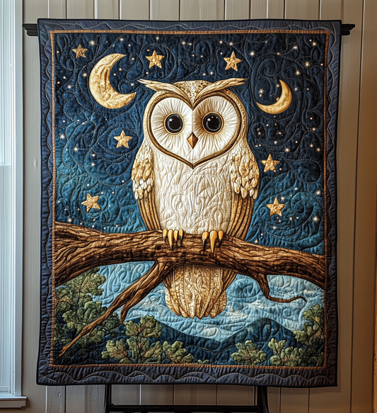 Owl Serenade Quilted Blanket NCU0DV591