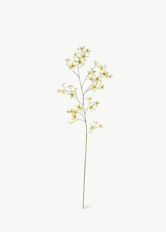 Faux Dancing Oncidium Orchid Branch - 46.5"