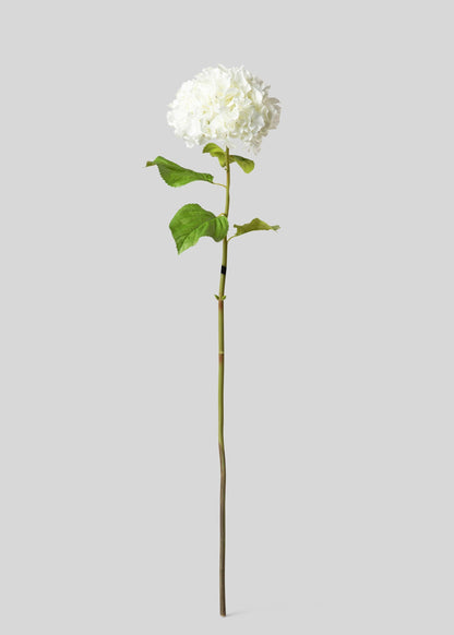 Tall Hydrangea Faux Flower in White - 45"