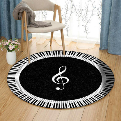 Piano CL260725MD Round Area Rug