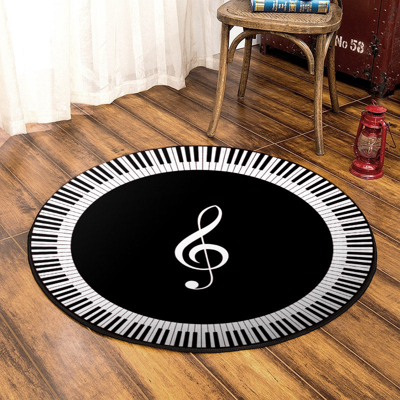 Piano CL260725MD Round Area Rug