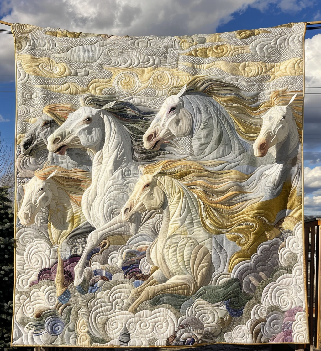 Painted Pathways Quilted Blanket NCU0DV1844