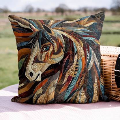 Painted Pony Quilted Pillow Case NCU0DK523