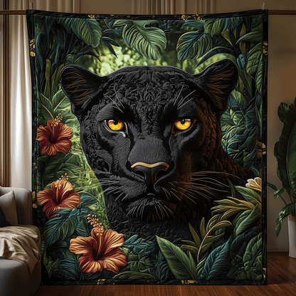 Panther Majesty Quilted Blanket NCU0TH2369