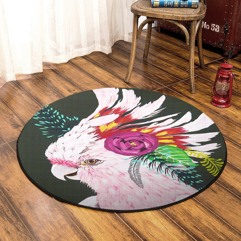 Parrot BL300730C Round Area Rug