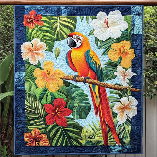 Parrot Paradise Quilted Blanket NCU0NT1118