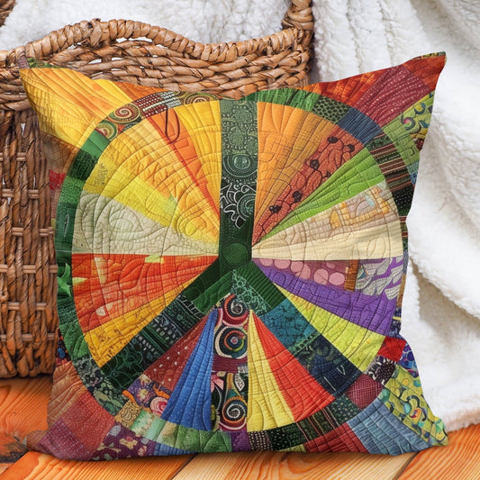 Peaceful Sunburst Quilted Pillow Case NCU0PT451