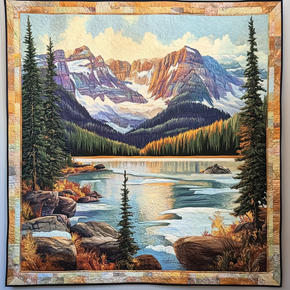 Peaceful Vista Art Quilt Hanging NCU0TL965