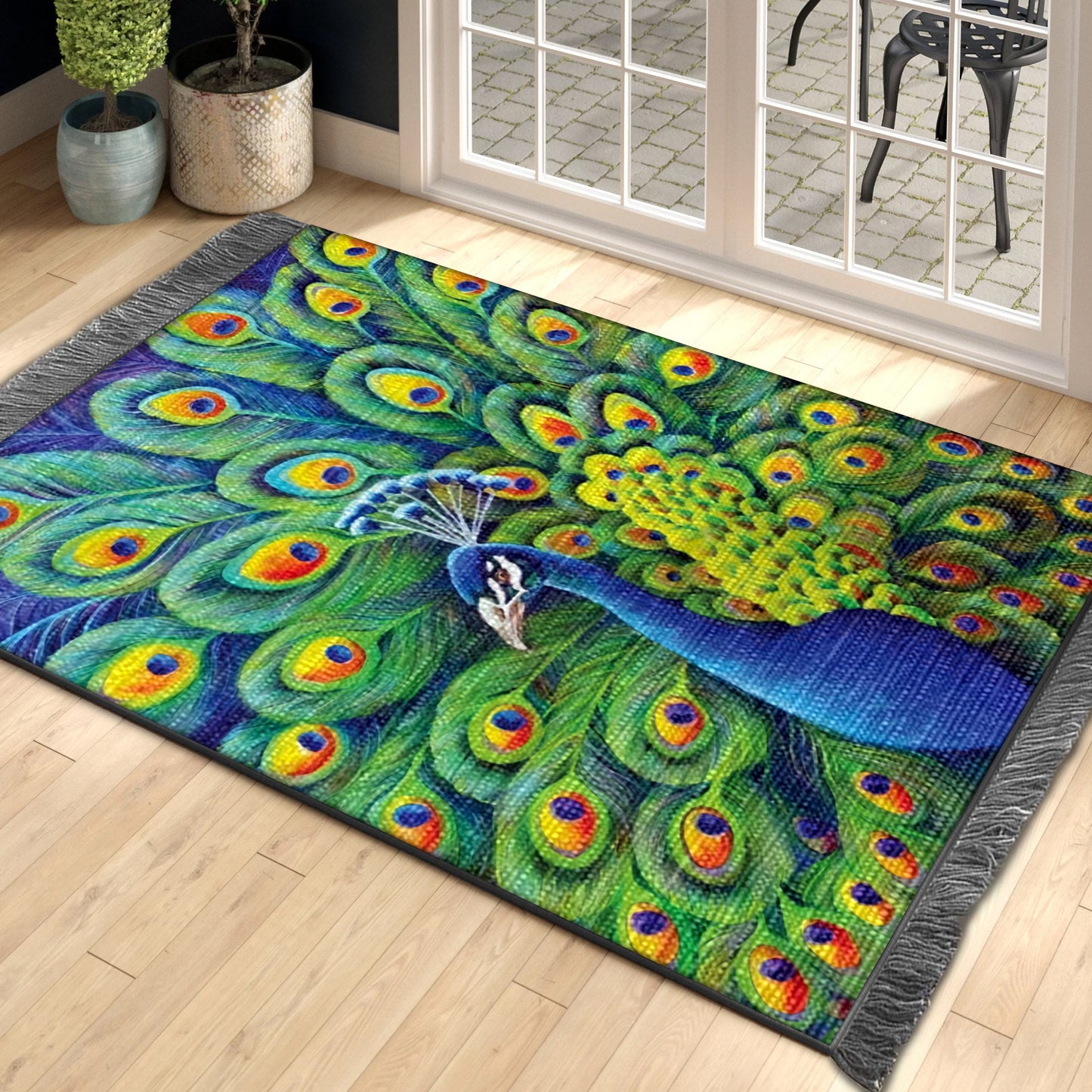 Peacock CL260846MDO Decorative Floor-cloth