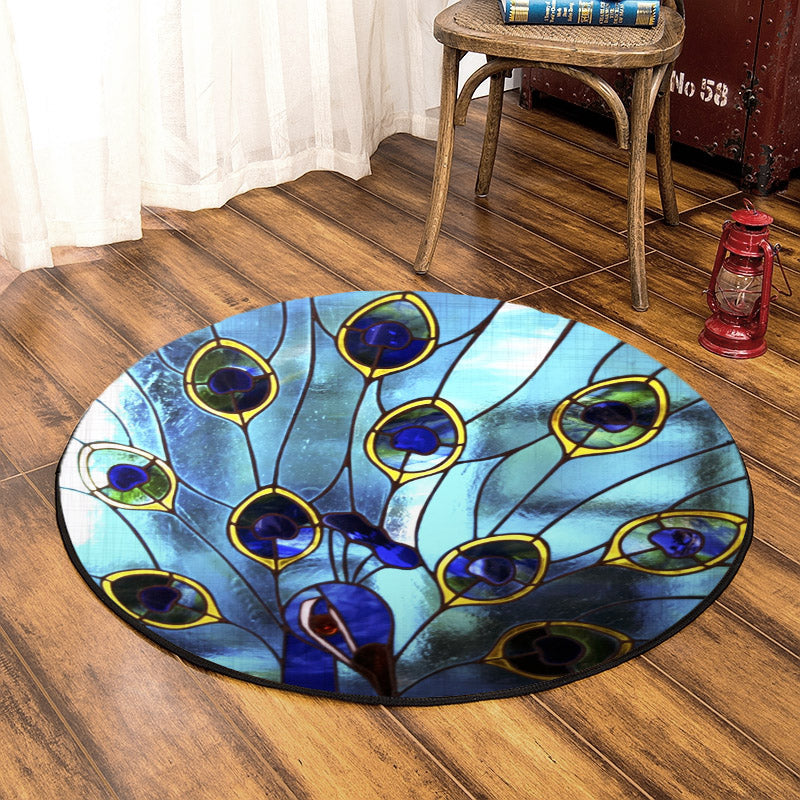 Peacock NT280838RR Round Area Rug