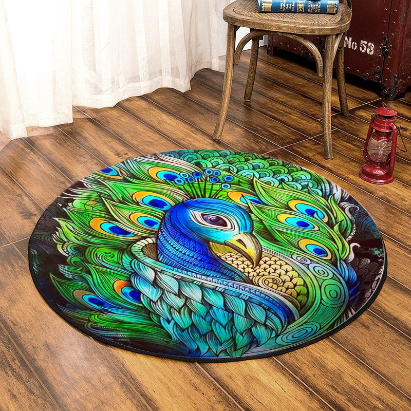 Peacook DP040957RR Round Area Rug