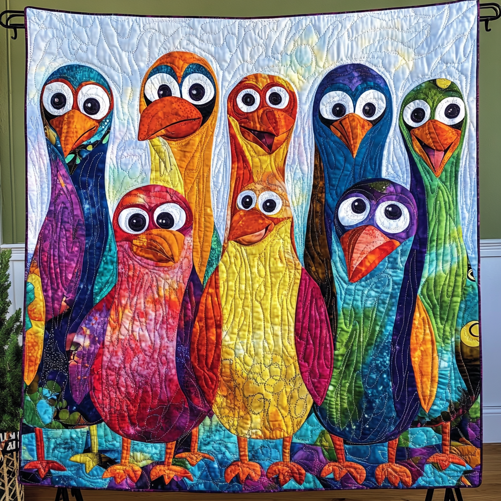 Penguin Club Quilted Blanket NCU0DK343