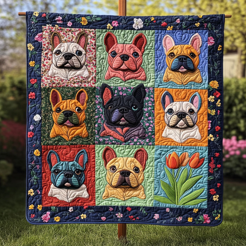 Petals and Paws Quilted Blanket NCU0PT2865