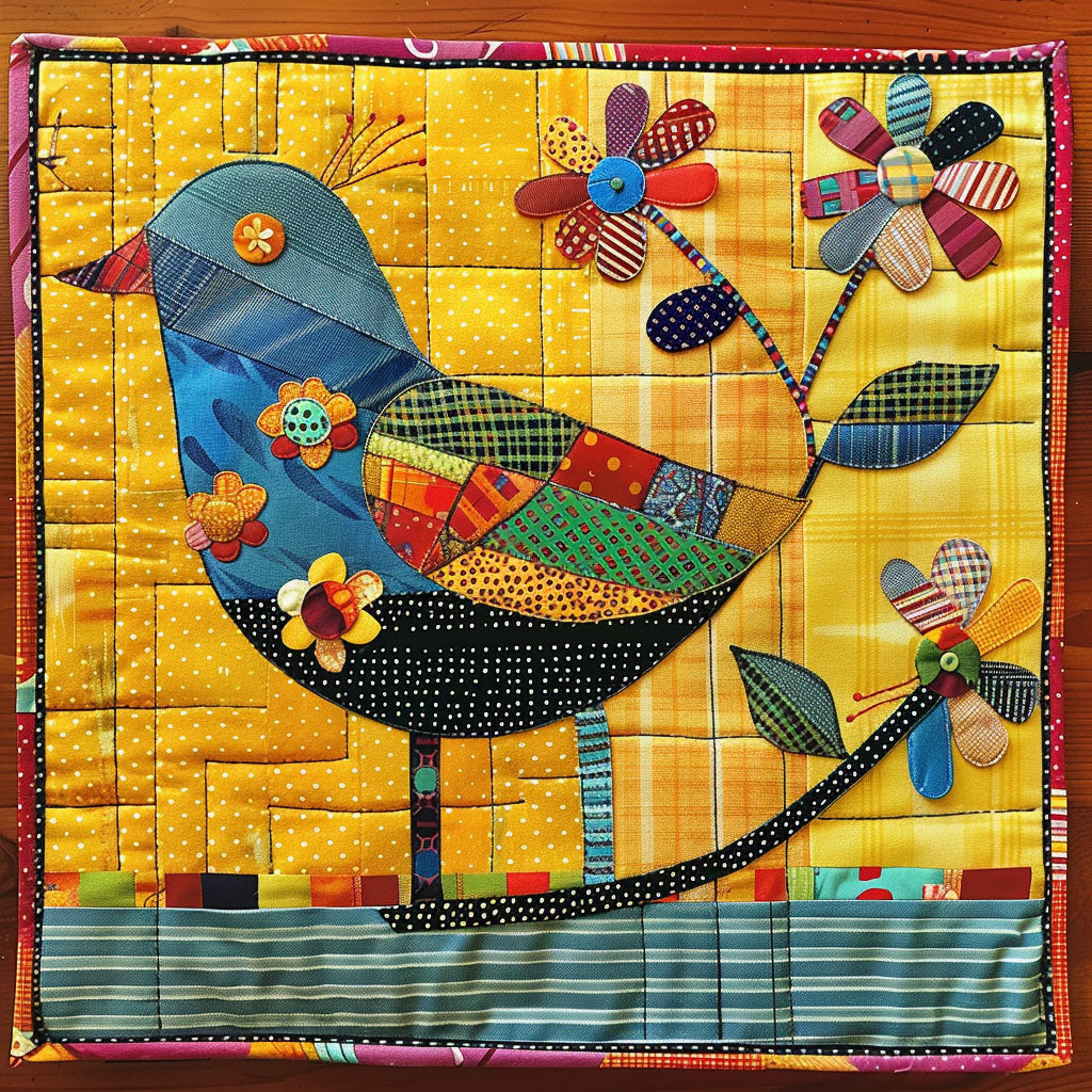 Petals and Wings Quilted Place Mat NCU0TL394