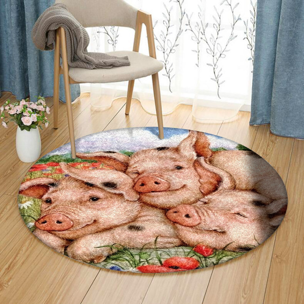 Pig TL160939TM Round Area Rug