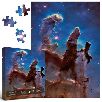 Space Moon Round Jigsaw Puzzles 1000 Pieces