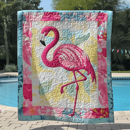 Pink Paradise Quilted Blanket NCU0TL716