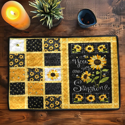 You Are My Sunshine Quilted Place Mat NCU0TH491