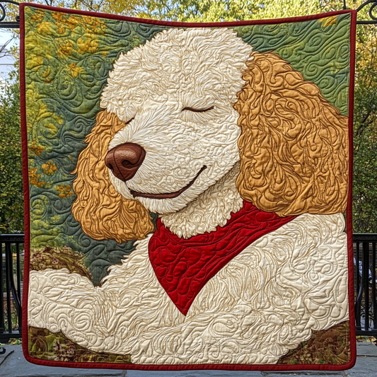 Poodle Perfection Quilted Blanket NCU0DK1062