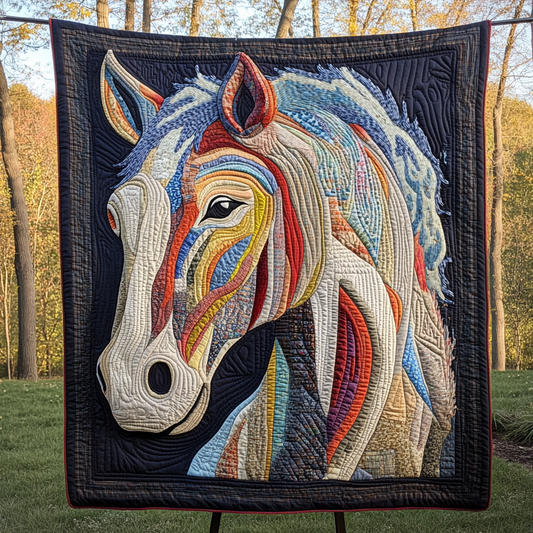 Graceful Mane Quilted Blanket NCU0DK1779