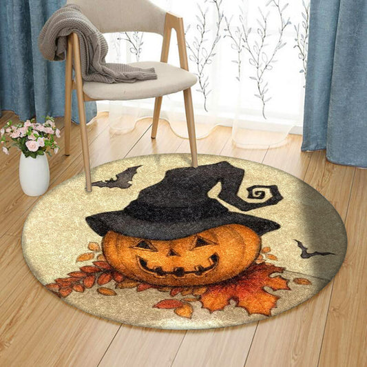 Pumpkin HT090872 Round Area Rug