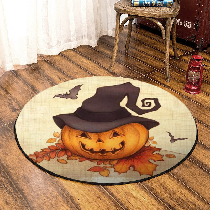 Pumpkin HT090872 Round Area Rug