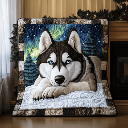 Winter Husky Quilted Blanket NCU0VT75