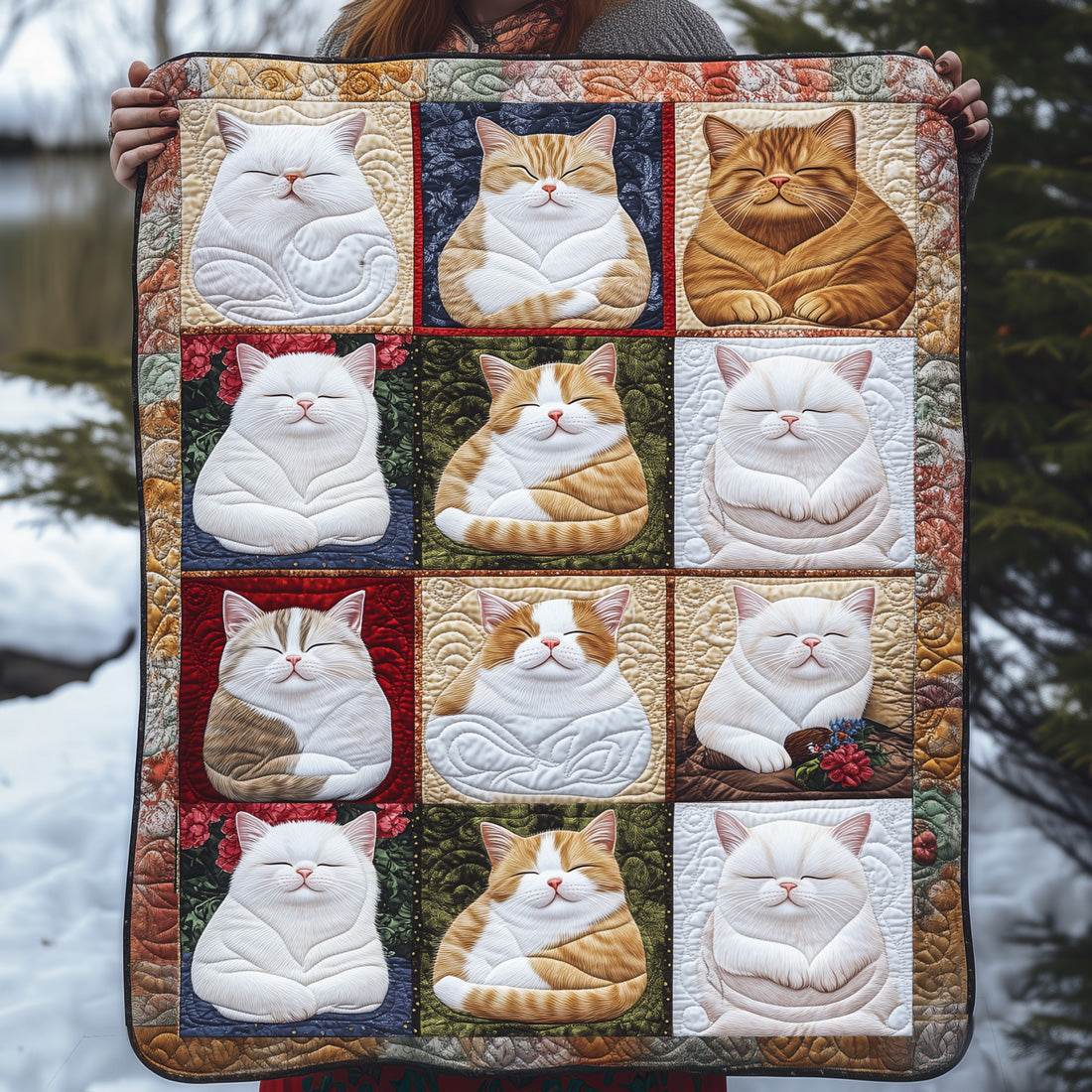 Purrfect Night Quilted Blanket NCU0TL1105