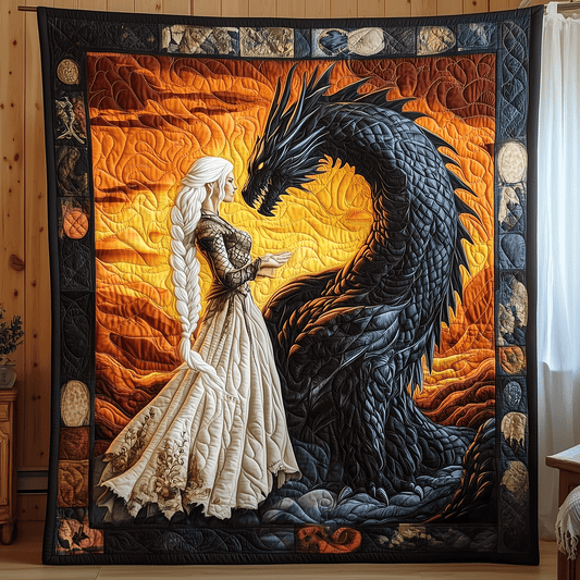 Queen of Dragons Quilted Blanket NCU0TH1805