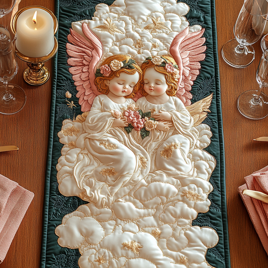 Radiant Harmony Quilted Table Runner NCU0VH1529