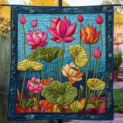 Radiant Lotus Quilted Blanket NCU0DK2998