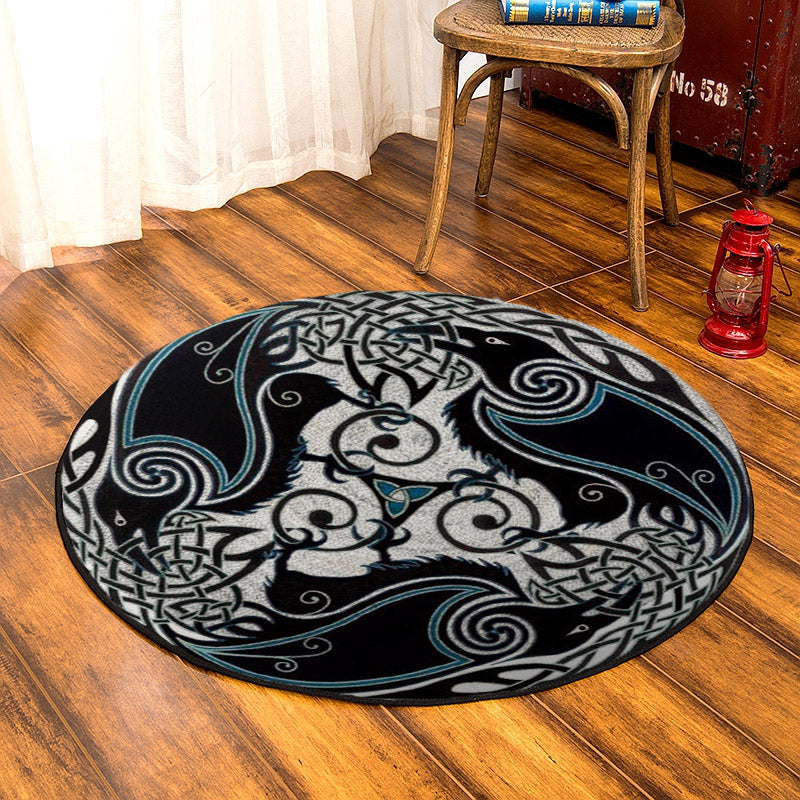 Raven Celtic CL180918MDC Round Area Rug