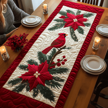 Red Beauties Quilted Table Runner NCU0TH1913