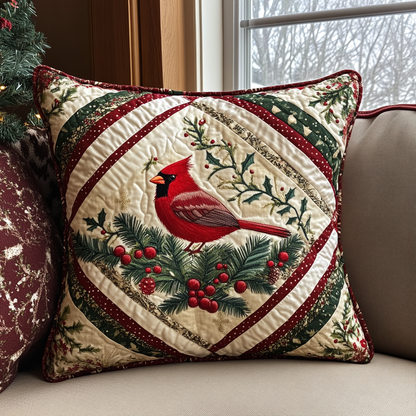 Red Feather Nest Quilted Pillow Case NCU0VH068