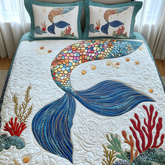 Reef Romance Quilted Bedding Set NCU0DV1922