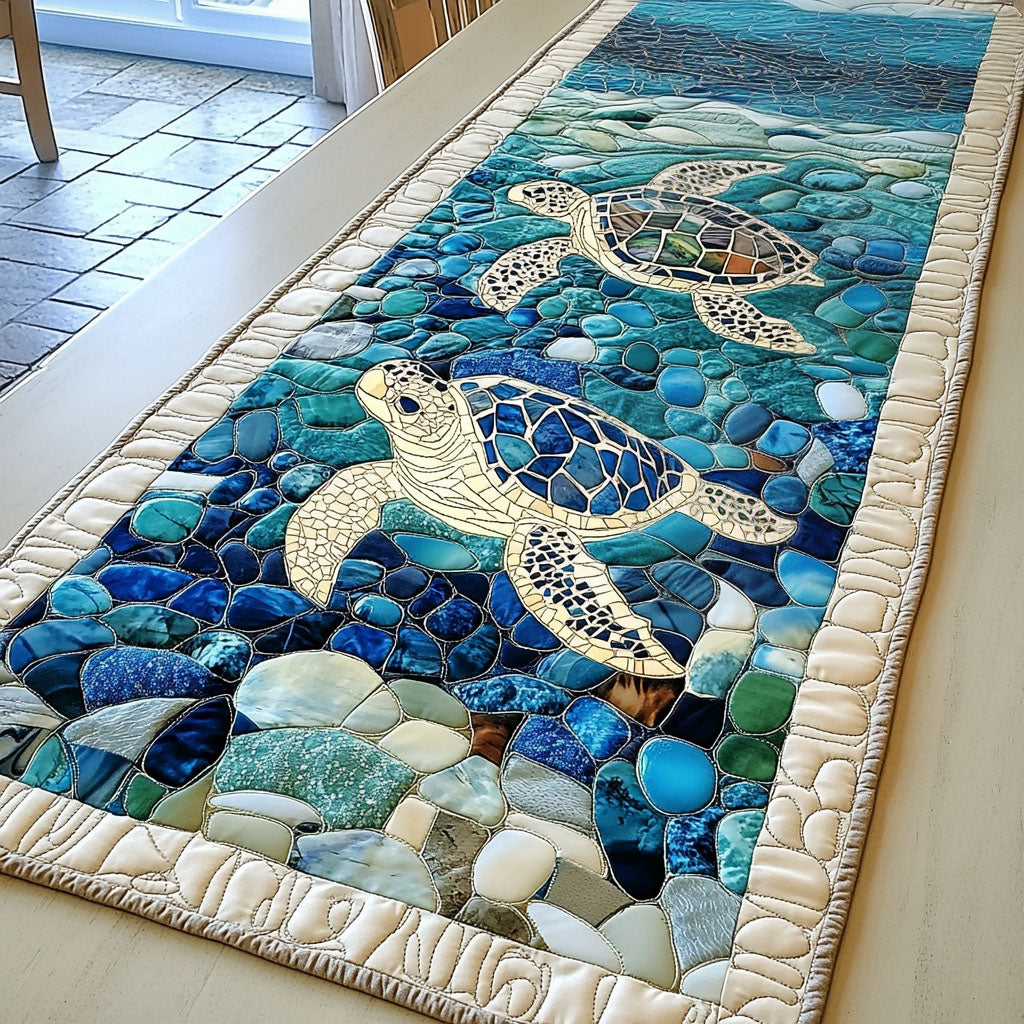 Reef Wanderer Quilted Table Runner NCU0PT2497