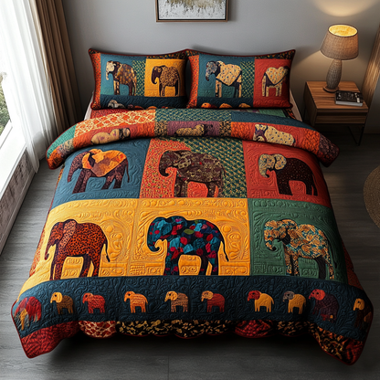 Regal Herd Quilted Bedding Set NCU0DV2427