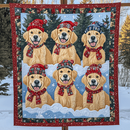 Retriever Delight Art Quilt Hanging NCU0TH1603