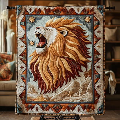 Roaring Majesty Quilted Blanket NCU0DV2208