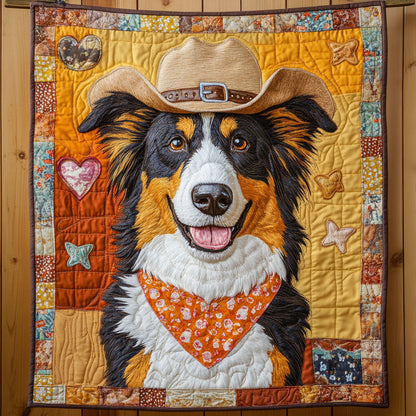 Rodeo Pup Trail Quilted Blanket NCU0PT2647