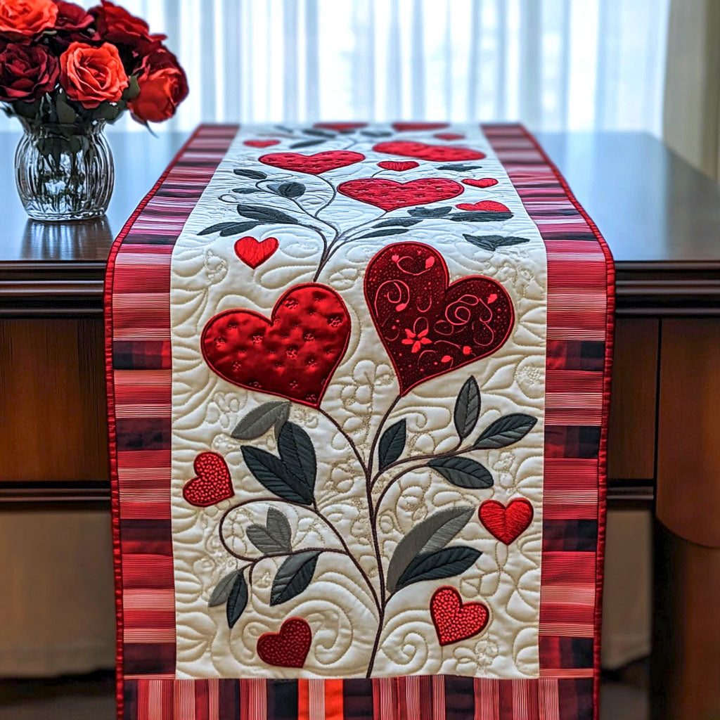 Romance Bloom Quilted Table Runner NCU0NT2720