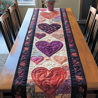 Romantic Glow Quilted Table Runner NCU0TH2536