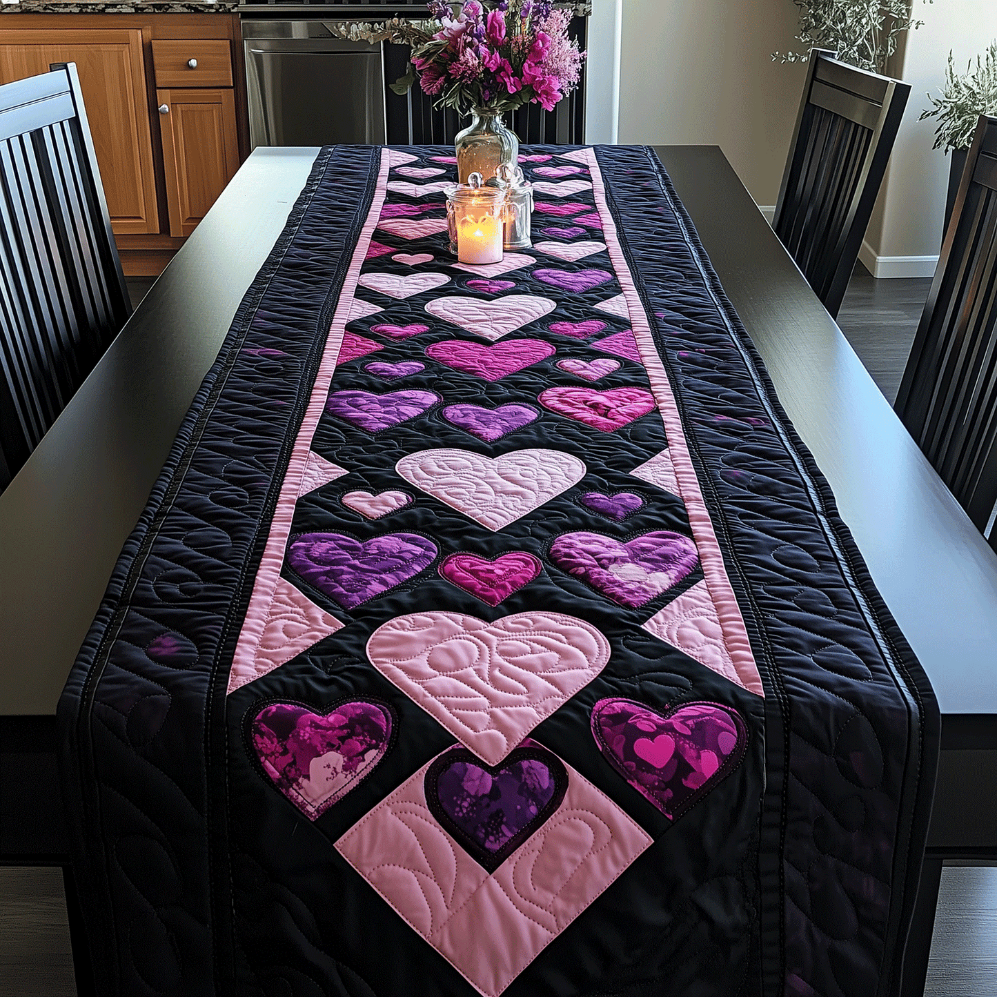 Romantic Reflections Quilted Table Runner NCU0TH2529