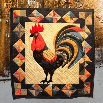 Rooster HM12102307 Quilt Blanket